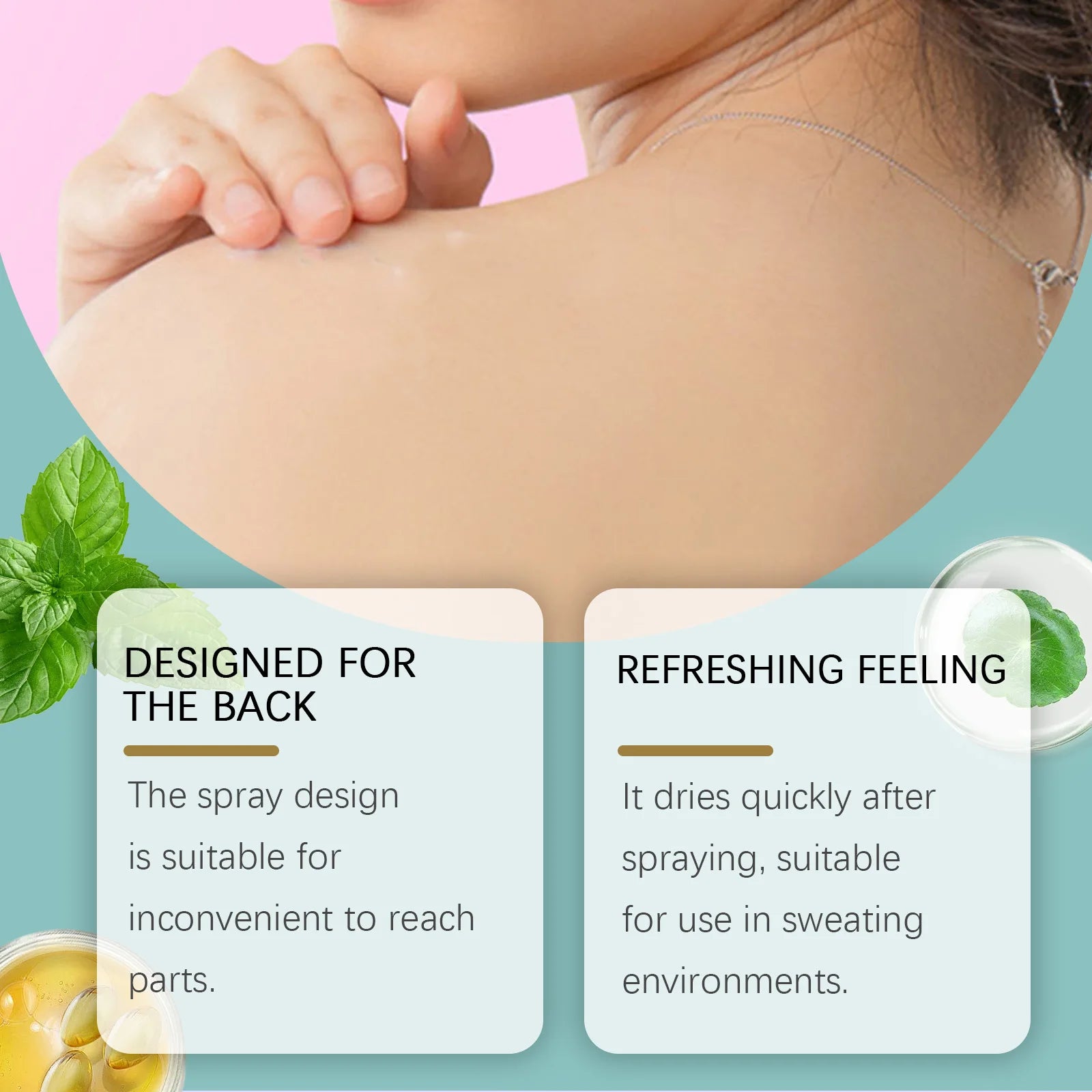 Back Acne Treatment Spray – Oil Control & Spot Repair Mist Body Acne Spray Oasis Select