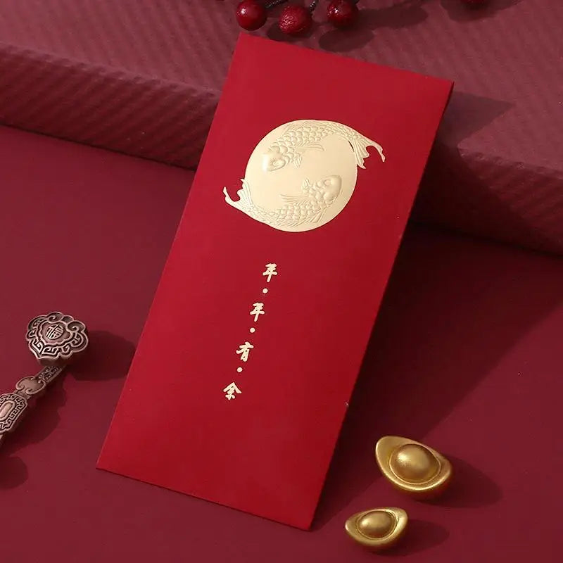 6 Pcs 2026 New Year Red Envelope Chinese Spring Festival Lucky Red Envelopes Money Pocket Supplies Year Of The Horse Lunar Year Oasis Select A2