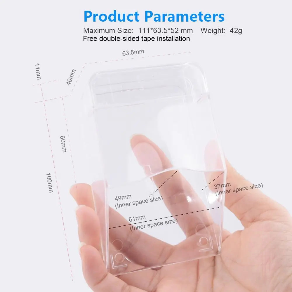 Waterproof Cover For Wireless Doorbell Door Bell Ring Chime Button Transparent Door Bell Protective Cover For Home Doorbell Oasis Select