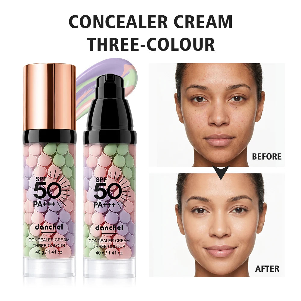 SPF 50 Primer for Face Before Makeup Sun 3 In 1 Color Corrector Face Primer Oil Control & Moisturizing Skin Tone Correcting Oasis Select