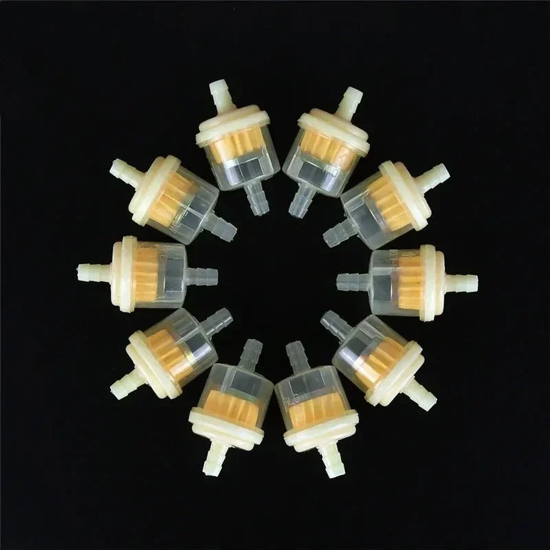 20/1pcs Professional Motorcycle Oil Filter Inline Gas Fuel Filter Gasoline Filters Tool For Scooter Moped Scooter Dirt Bike ATV Oasis Select 10pcs