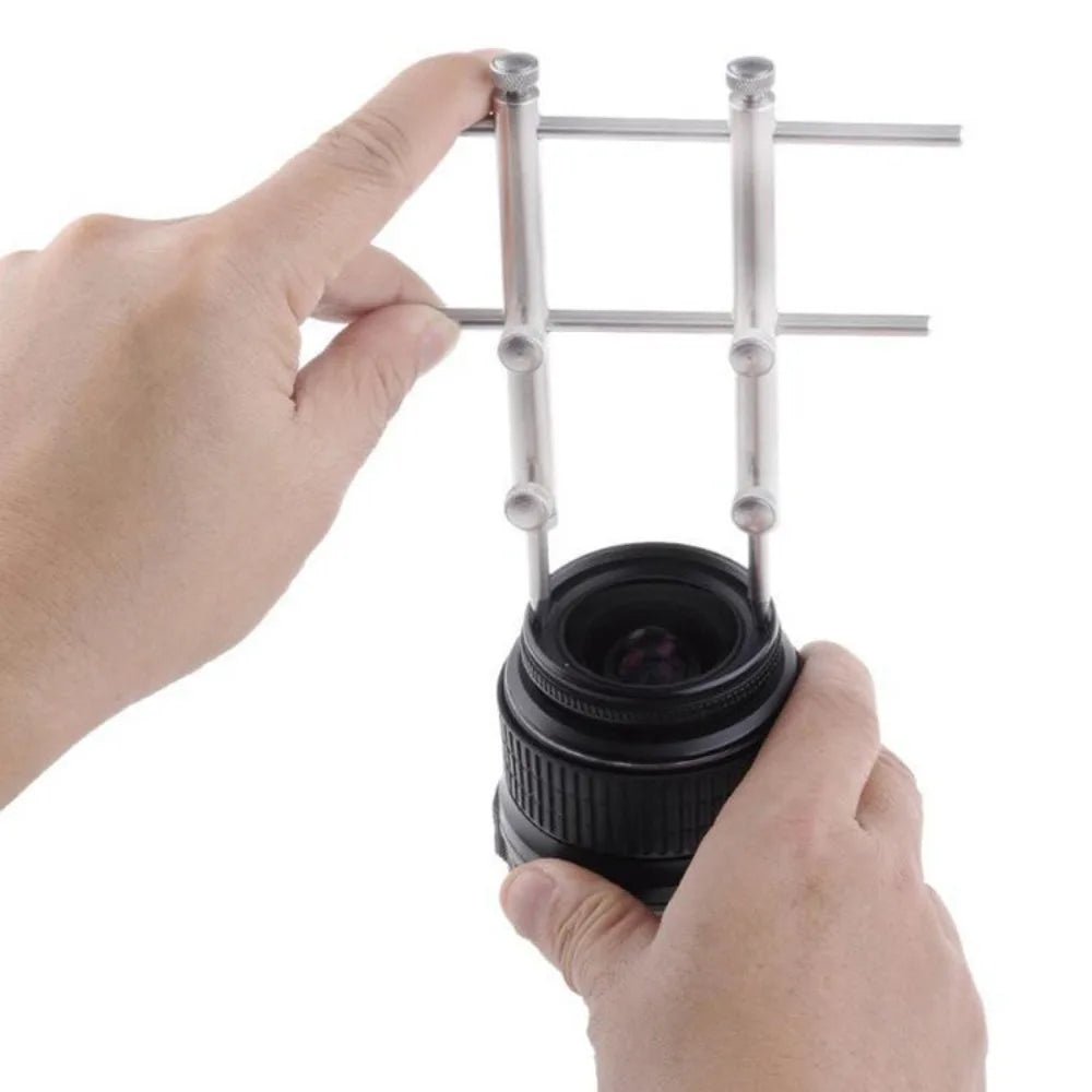 Camera Lens Openning Repairing Tool Kit 10-100mm Lens Repair Set with 3 Tips 6 Screws 2 Hexagon Wrench for DSLR Camera Oasis Select