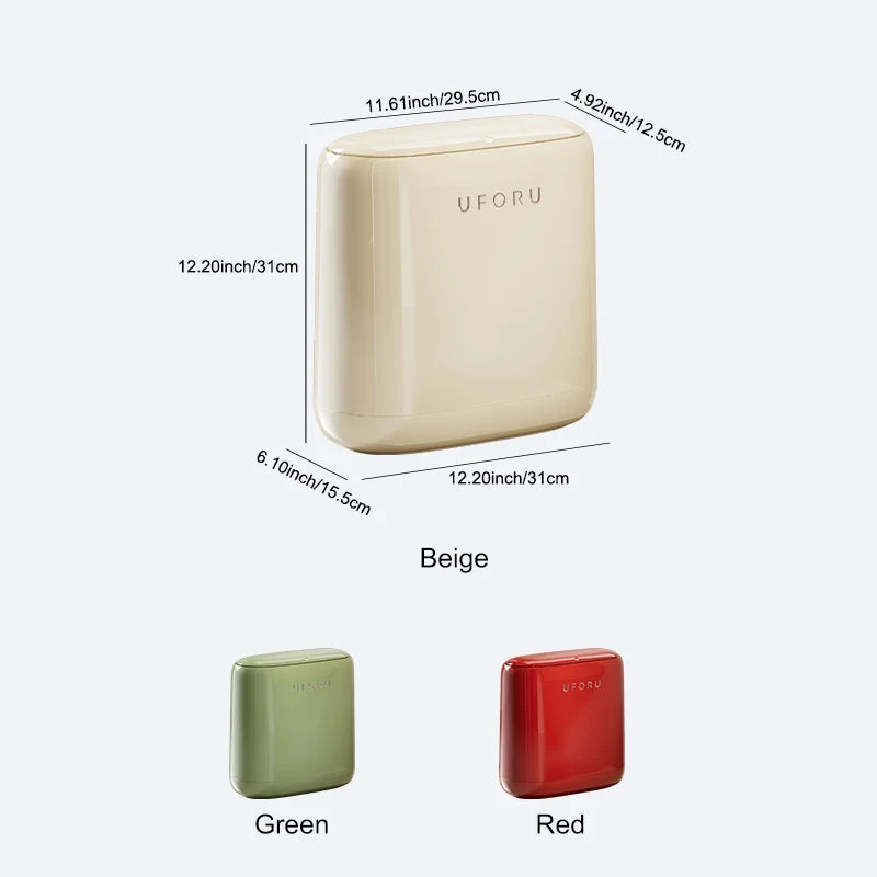 Waste bin, large-capacity pedal bin, fits into small spaces and narrow gaps, suitable for bathrooms, living rooms, bedrooms Oasis Select