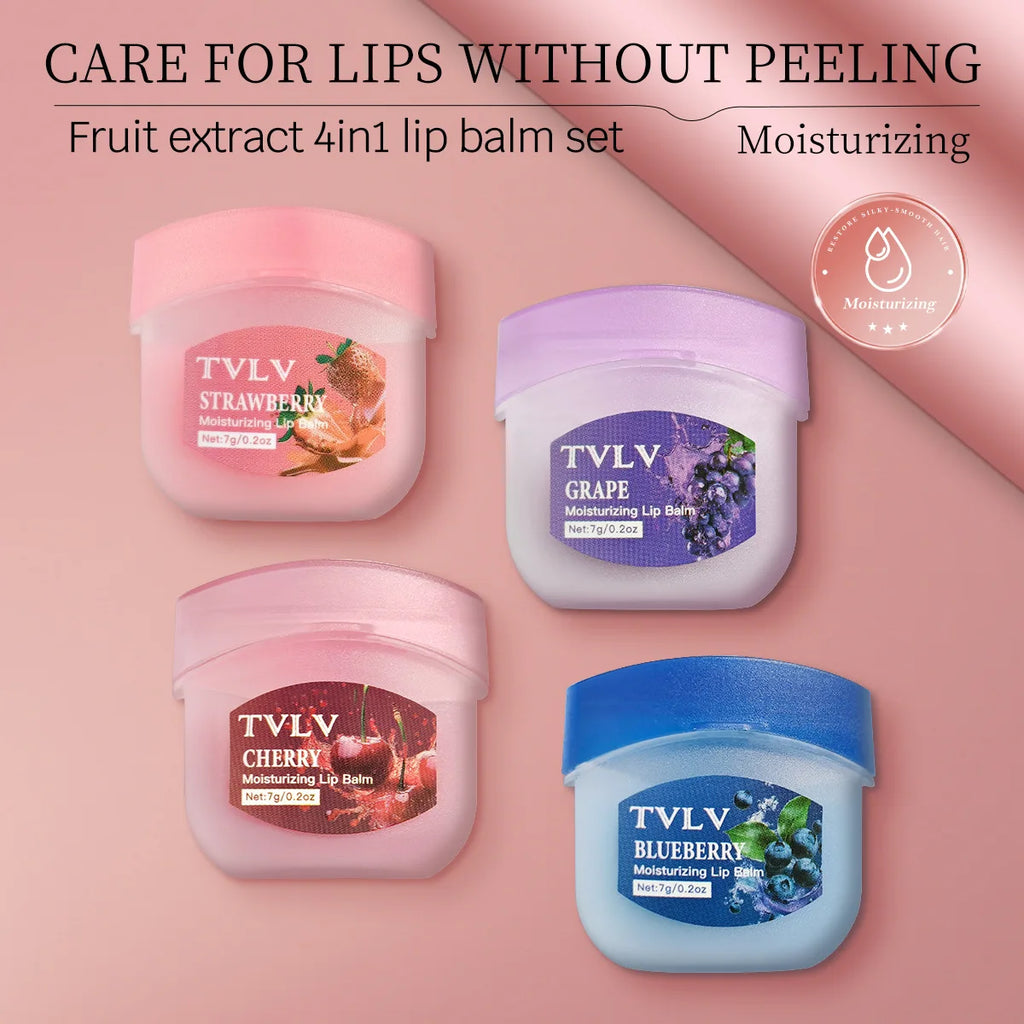 YOUNGCOME Natural Plant Jelly Lip Gloss Set 4×7g – Moisturizing