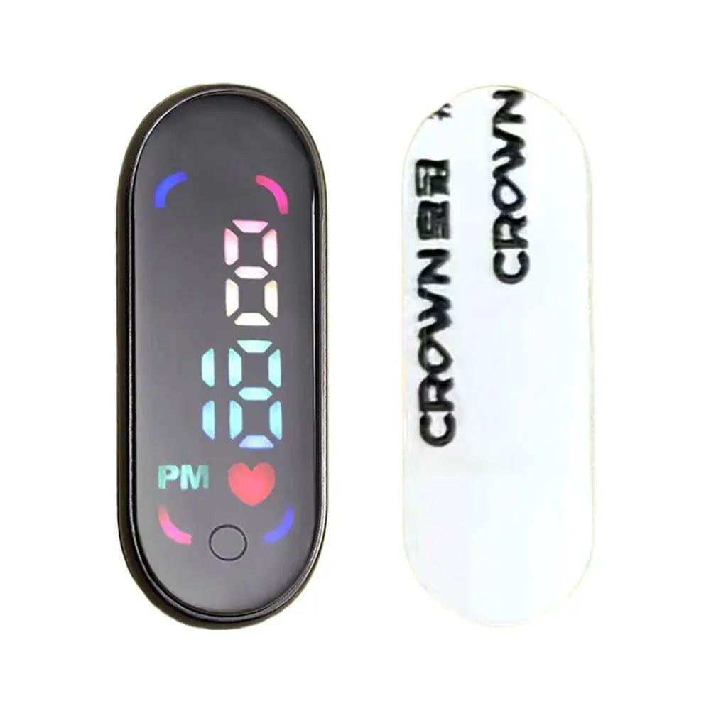Luminous Motorcycle Car Clock Auto Internal Stick-On Mini Sport Waterproof Watch Mechanics Led Clocks Auto Ornament Accessories Oasis Select F