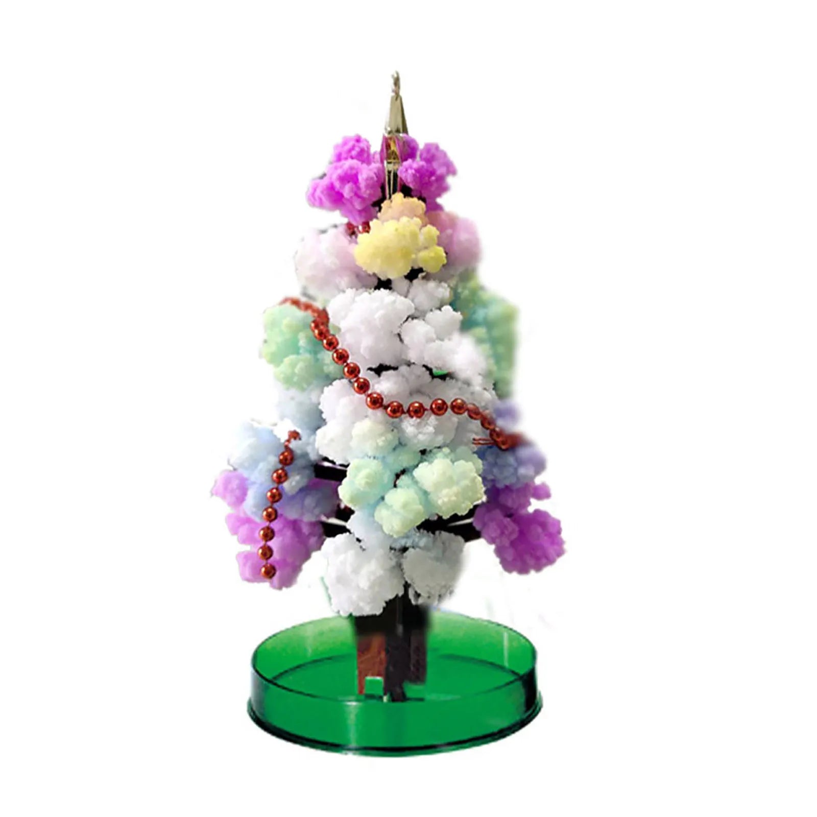 Magic Growing Christmas Tree Crystal Paper Christmas Decoration New Year Science Toy Artificial Home Decor Ornaments Wholes Oasis Select