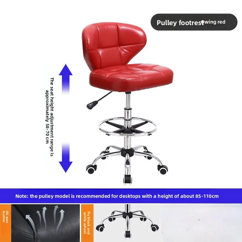 Bar chair stool computer chair rotating lift backrest high stool beauty stool checkout page swivel chair furniture Oasis Select 16