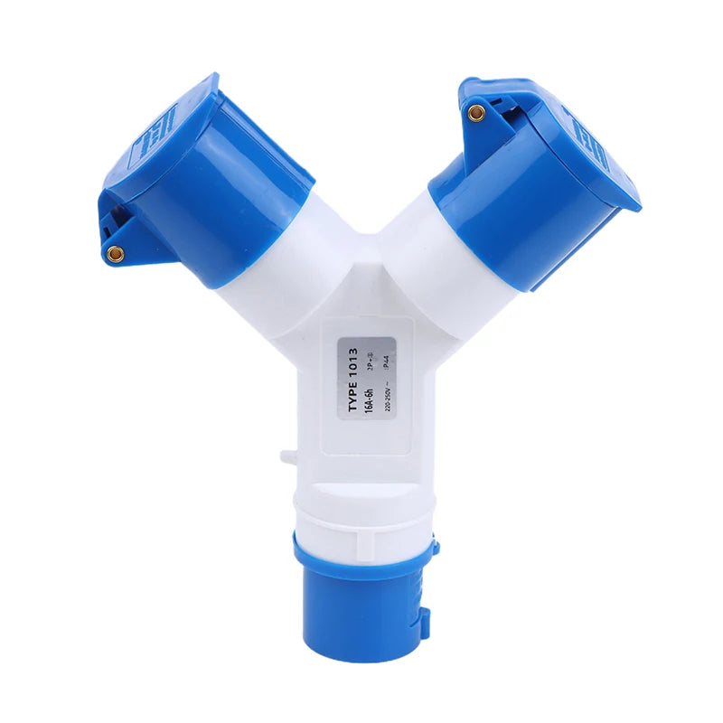 16A 3 Pin 2/3 Way 220V IP44 Waterproof Industrial Field Plug And Wall Socket Male Female Power Electrical Connector Oasis Select A