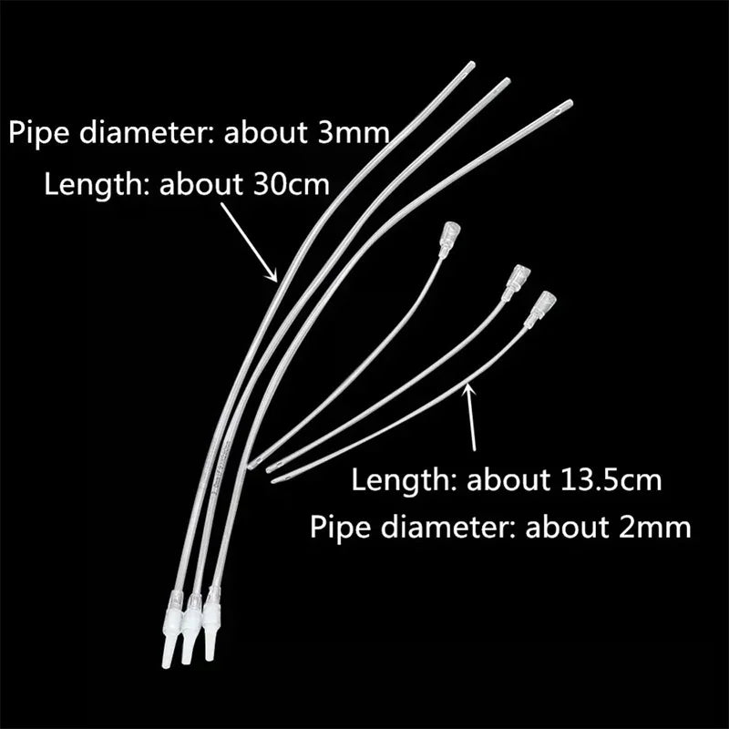 Parrot Little Bird Oral Gavage Needle Outer Diameter 2mm Length About 8/12/15cm Silicone Soft Tube Oasis Select