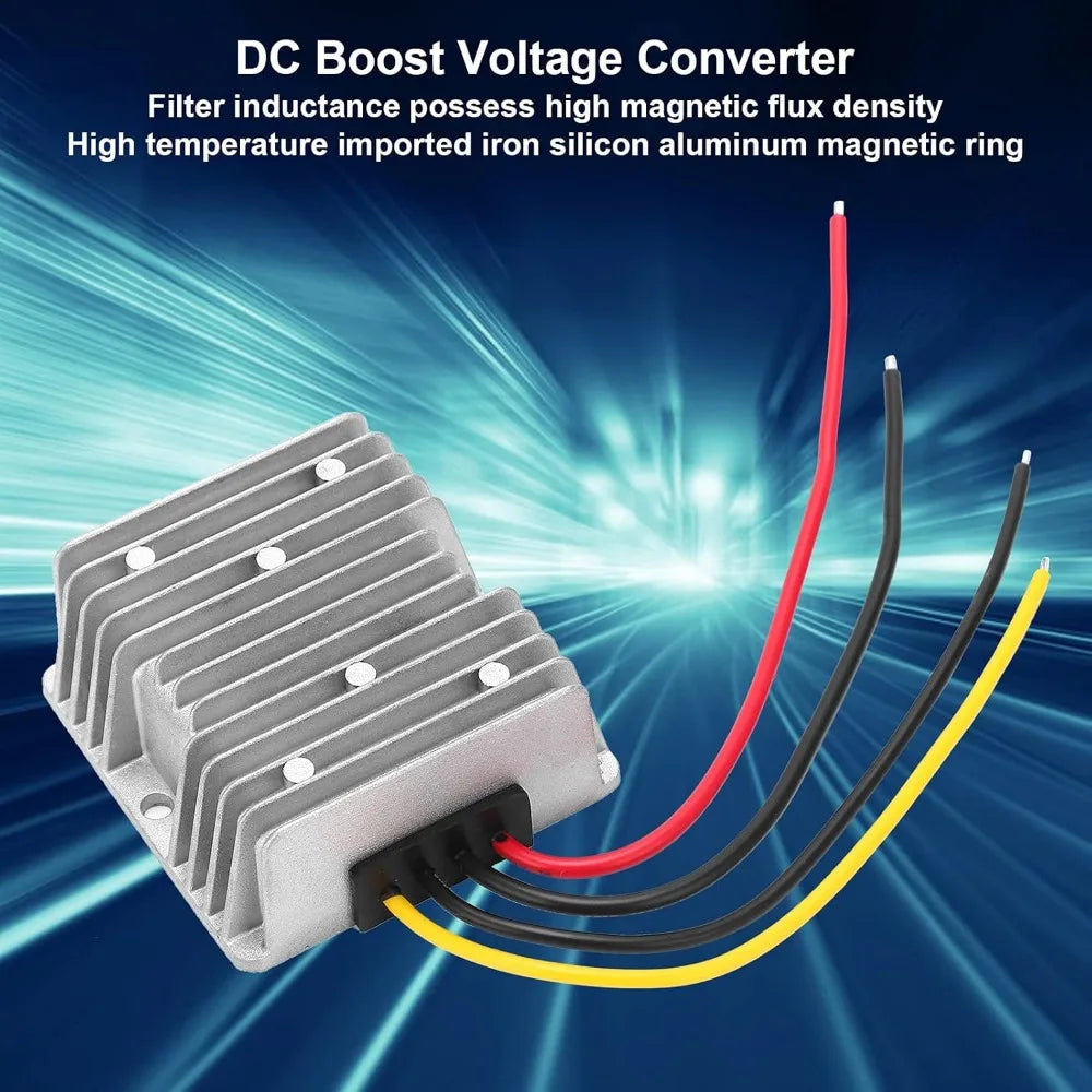 24V To 12V 30A Converter Die Cast Aluminum Power Supply Step Down Transformer DC to DC Step Down Converter for Forklifts Car Oasis Select