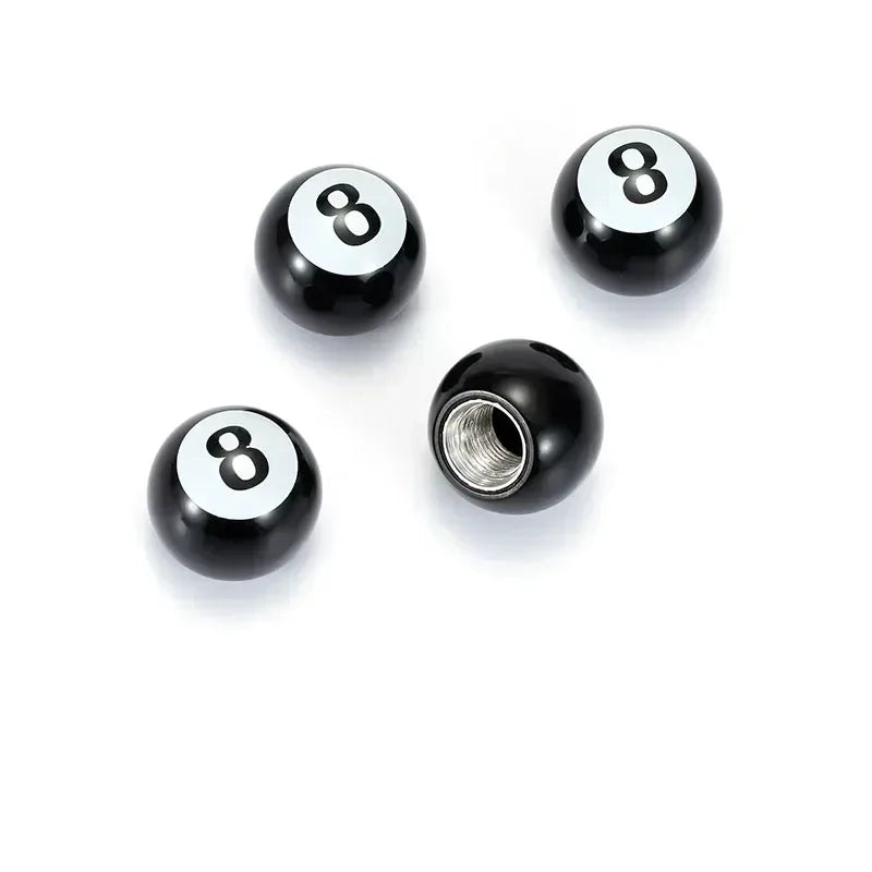 4PC Car Tire Valve Cap Easy to Install, Prevents Air Leakage, Personalized and Fun Valve, Suitable for Most Vehicles Accessories Oasis Select Q