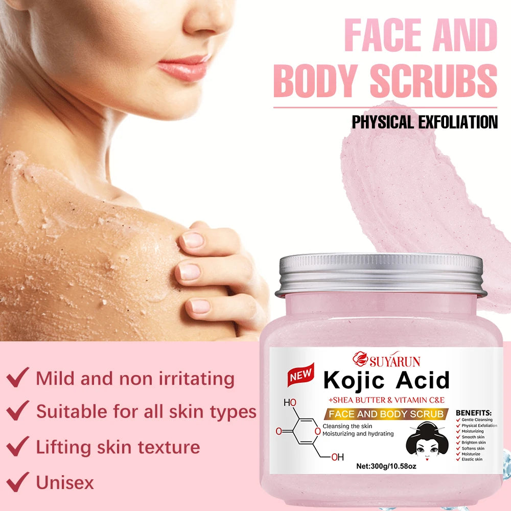 SUYARUN Kojic Acid Body Scrub – Brightening & Dark Spot Fading