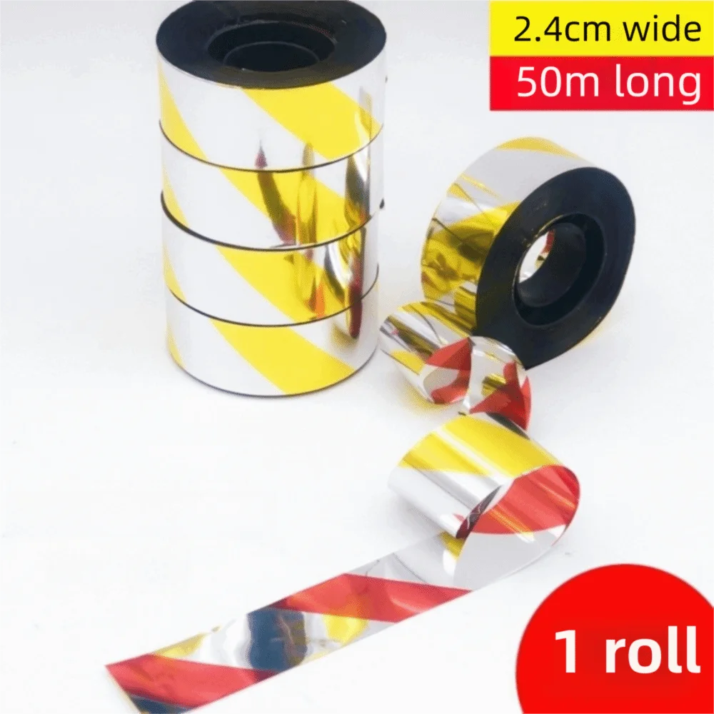 50M/100M/300M Double-sided Reflective Bird Repellent Ribbon Multipurpose Adhesive-free Anti Bird Tape Flashing Hanging Oasis Select Style 2