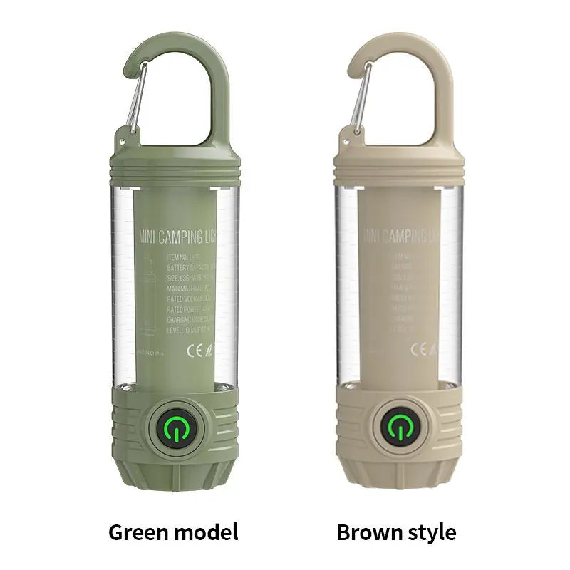 USB Rechargeable Portable LED Camping Light with 6 Modes Outdoor Waterproof Tent Lamp Lantern Night Emergency Light Flashlight Oasis Select 2 Pack