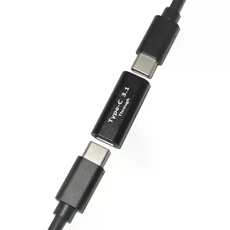 USB C Female To Female Adapter USB C 3.1 Coupler For Connecting Two Type C Cable For Phone Tablet And Extension Connector Oasis Select