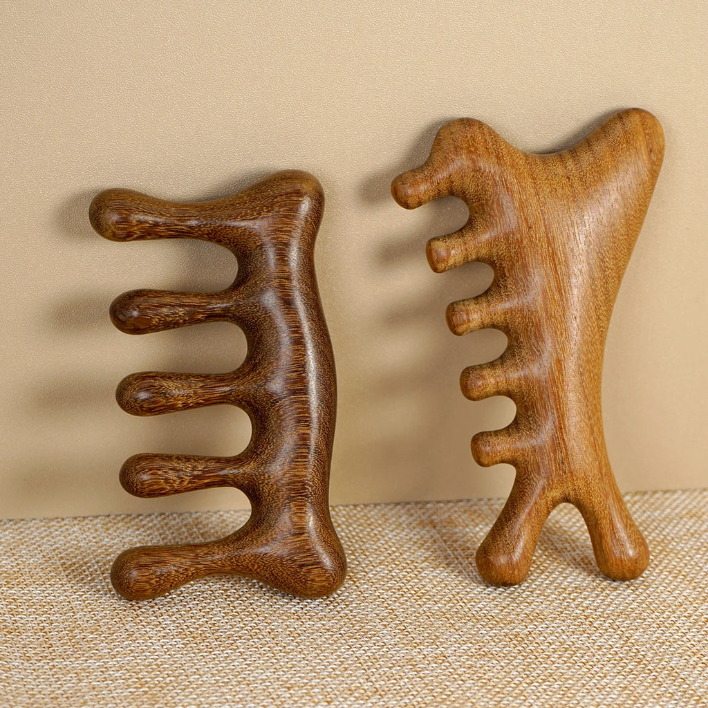 Wooden Wide Tooth Scalp Massage Comb for Hair Detangling Scalp Massage Comb Oasis Select
