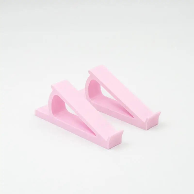 1 Pair Plastic Portable Keyboard Elevated Stand Adjustable Angle Keyboard Riser Computer Monitor Bracket Accessories Oasis Select Pink