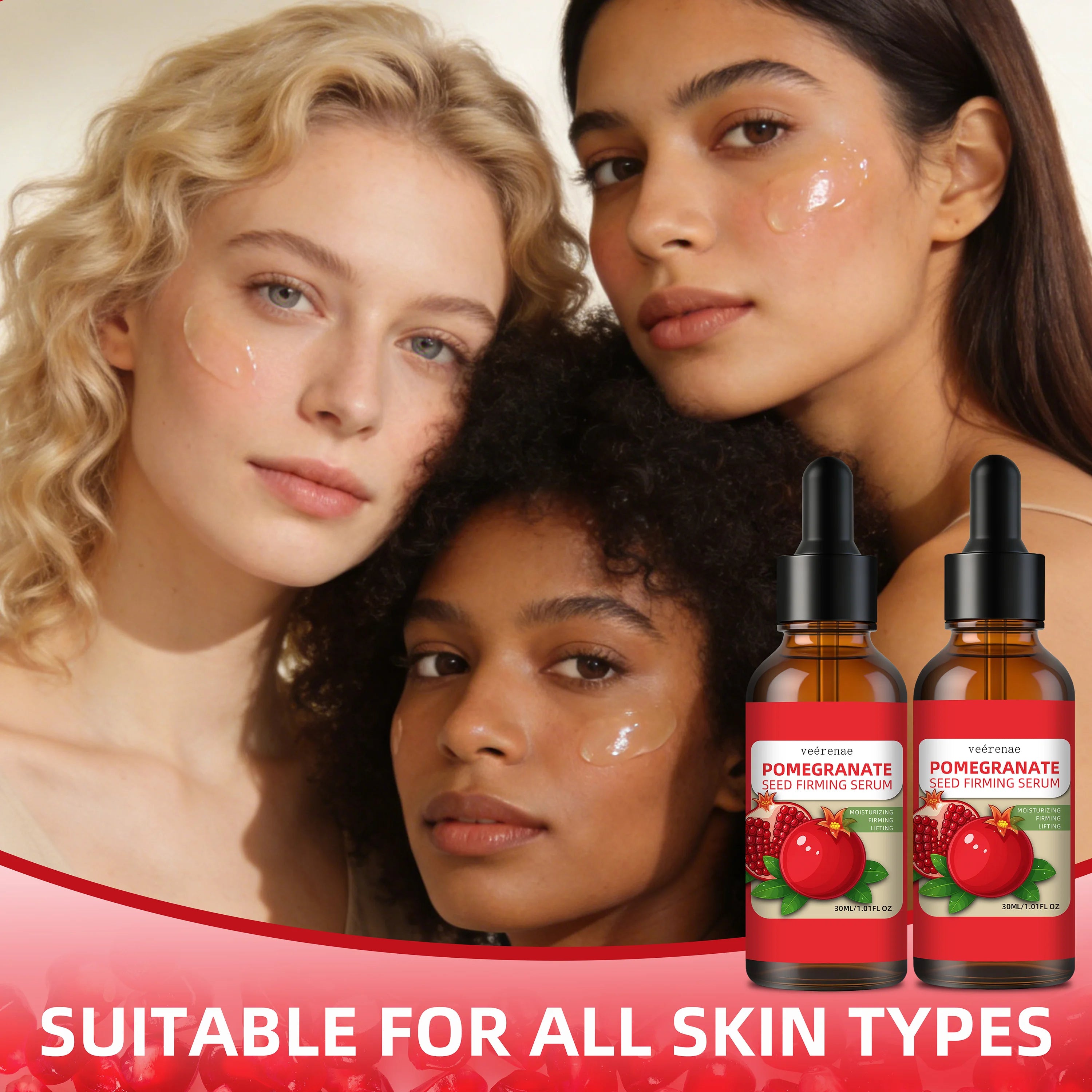 veérenae Pomegranate Seed Face Serum 2-Pack | Day & Night