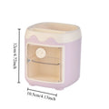 1pcs Creative Cartoon Multi Grid Pen Holder Student's Favorite Multifunctional Storage Box with Grid Desktop Stationery Box Oasis Select pink