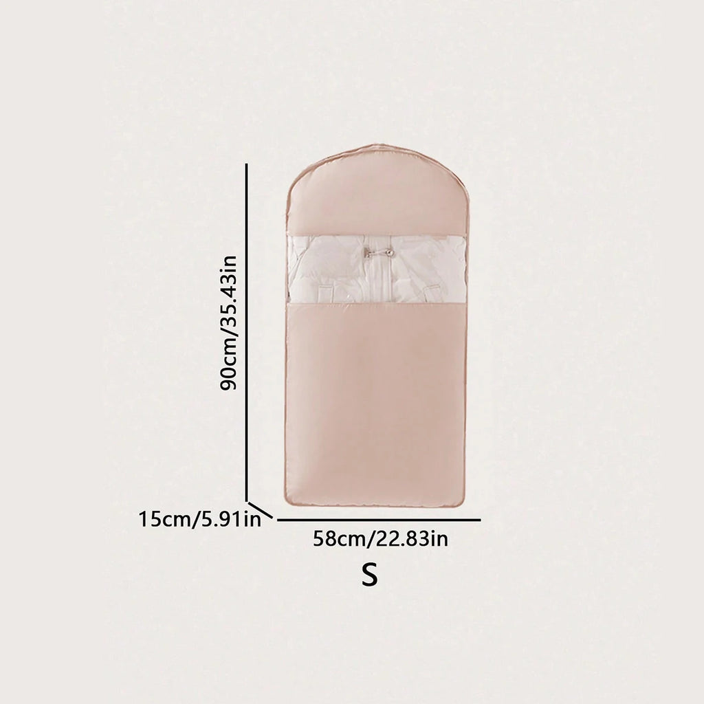 Oxford cloth storage bag - a high-end hanging clothing storage bag used for bedroom decoration Oasis Select pink-S