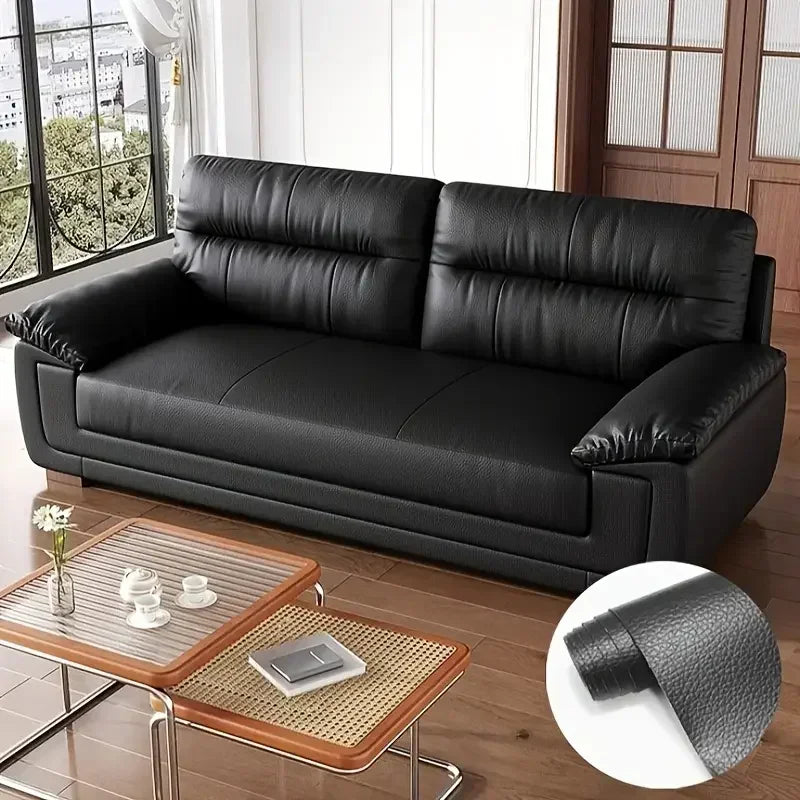 Solid Color Lychee Texture 58cm Thickened Wear-Resistant Self-Adhesive Leather Sofa Repair Sticker Multi-Purpose Protective Film Oasis Select