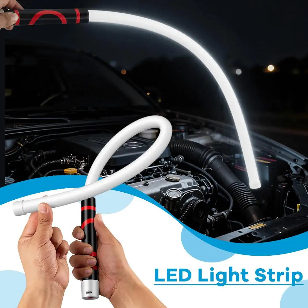 Flexible LED Work Light Stick – Rechargeable, Bendable Silicone