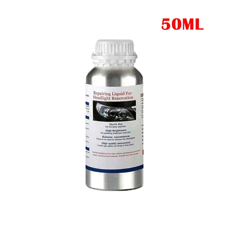 Car Headlight Polishing Liquid Polymer Car Headlamp Renovation Restoration Cleaning Agent 50ML/100ML/150G Auto Repair Products Oasis Select 50ml White