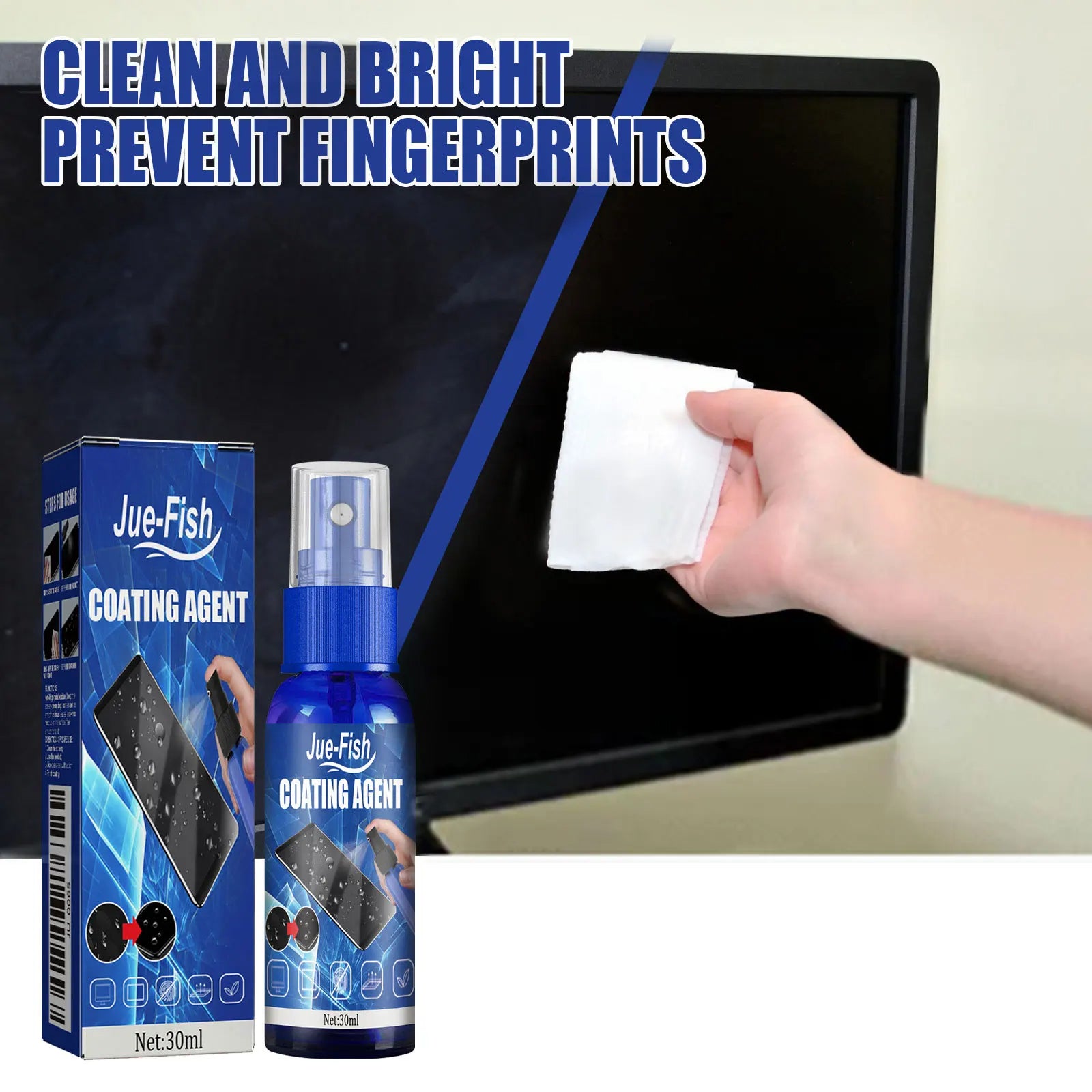 Coating Liquid Protection Phone TV Electronic Screen Clean Stain Brighten Prevent Fingerprint Scratch Screen Protection Liquid Oasis Select