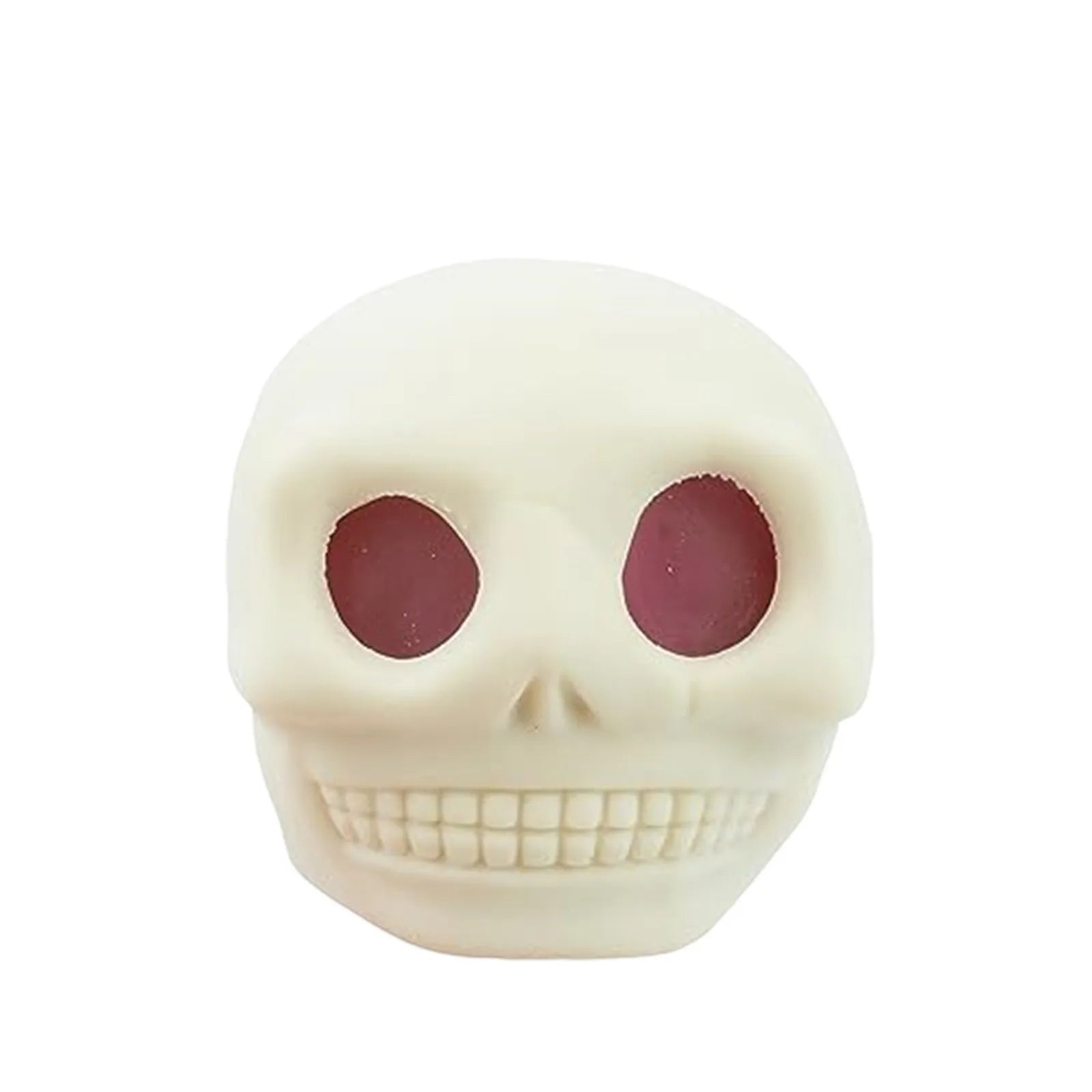Halloween Skull Squeeze Stress Balls – 9-Pack Squishy Toys Squishy Stress Toy Oasis Select White One Size
