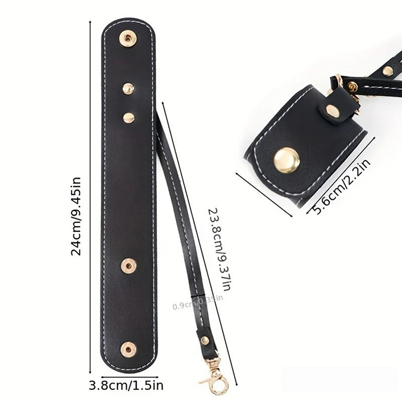 PU Leather Waist Clip Strap – Glove, Scarf & Towel Holder