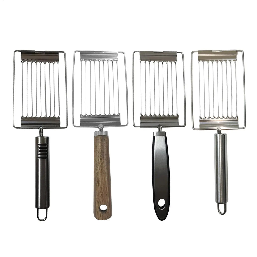 Stainless steel Hand Slicer Handheld Boiled Egg Slicer Onion Chopper Kitchen Gadgets Tomato Slicing Tool for Egg Ham Fruit Oasis Select