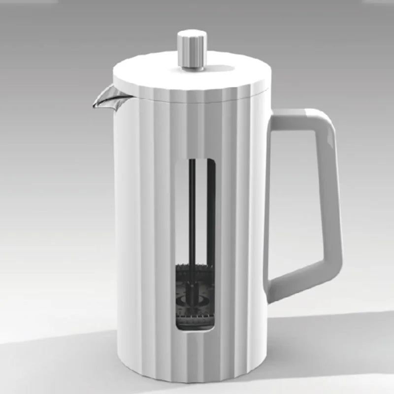 1000ML/ 600ML French Press Coffee Maker High Borosilicate Glass House Coffee Brewer Milk Foam Frother Barista Tea Maker Oasis Select