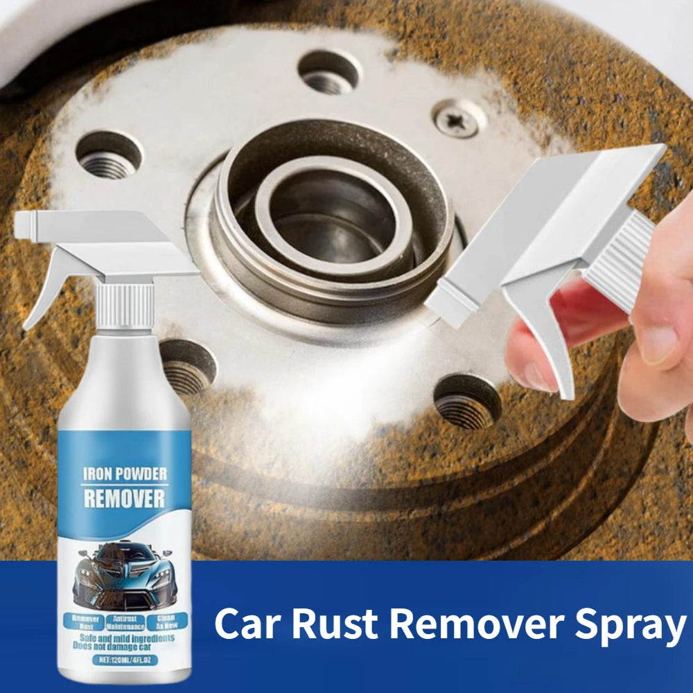 Car Metal Rust Removal Spray, Paint & Wheel Iron Powder Remover, Anti-rust Anti-oxidation Auto Detailing Maintenance Protection Oasis Select
