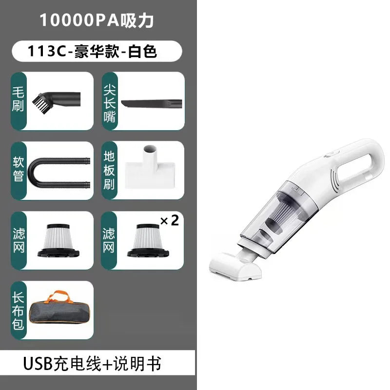 GUOHE Wireless Handheld Vacuum 120W – Car & Home Use