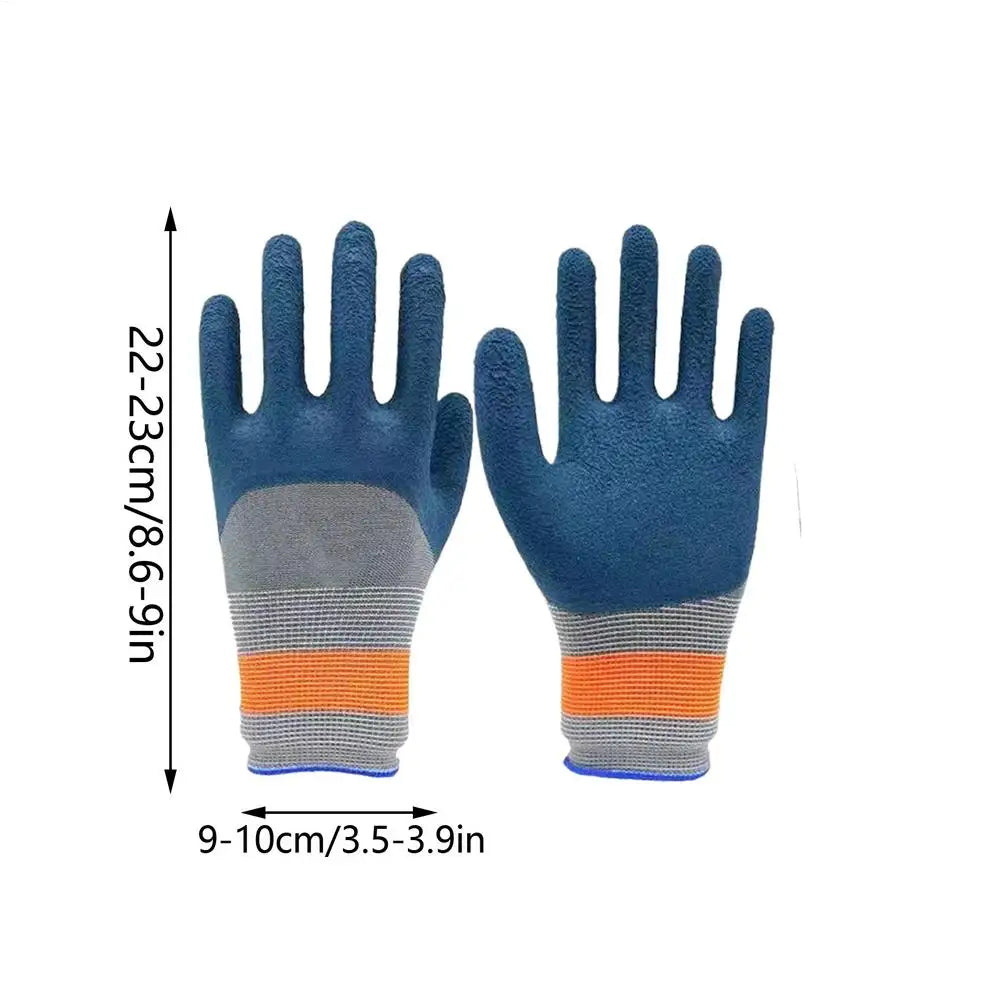 Gardening Gloves Yard Work Gardening Gloves Puncture-Resistant Thorn-Proof Waterproof Tools Indoor/Outdoor Protective Working Oasis Select Blue
