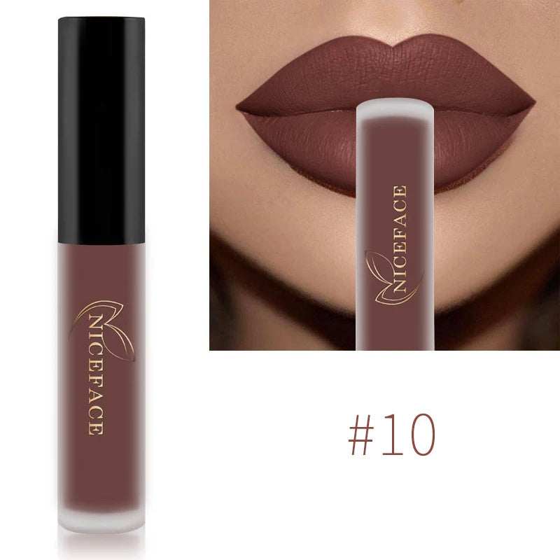 QiBest Matte Liquid Lipstick – Waterproof Long-Lasting Lip Gloss