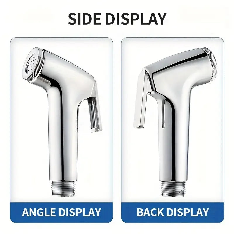 Handheld Bidet Sprayer Set with Hose & Bracket – Toilet Spray Gun