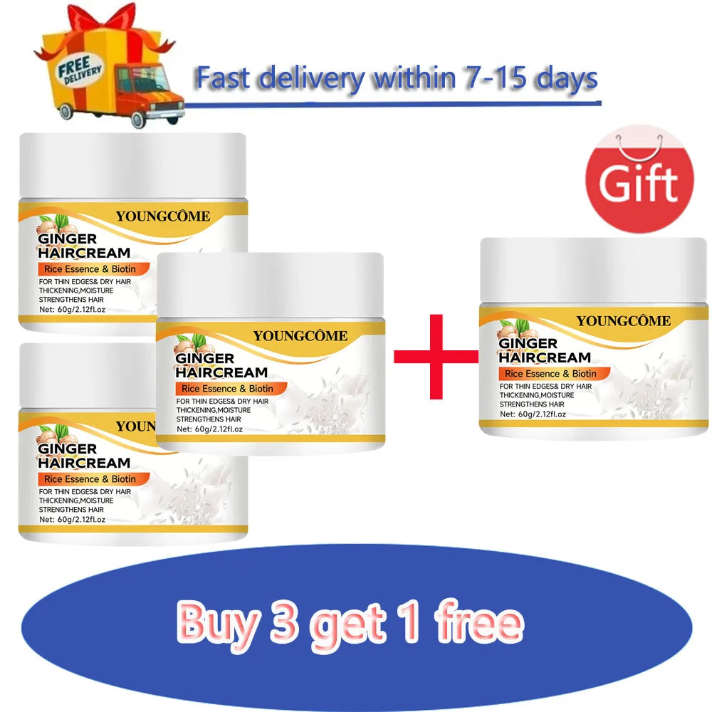 YOUNGCOME Ginger Hair Cream – Strengthening Scalp Serum