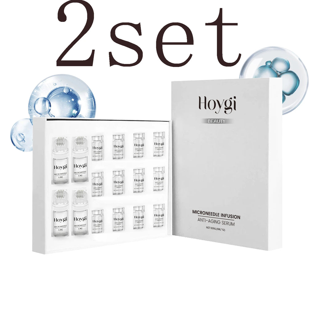 Daily Glow Facial Roller & Hydrating Serum Set – Dewy Skin Facial Roller Serum Set Oasis Select 2set