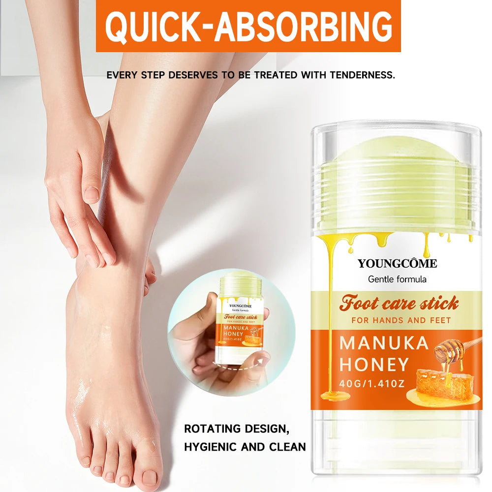 YOUNGCOME Foot Care Stick – Shea Butter, Urea & 24H Hydration