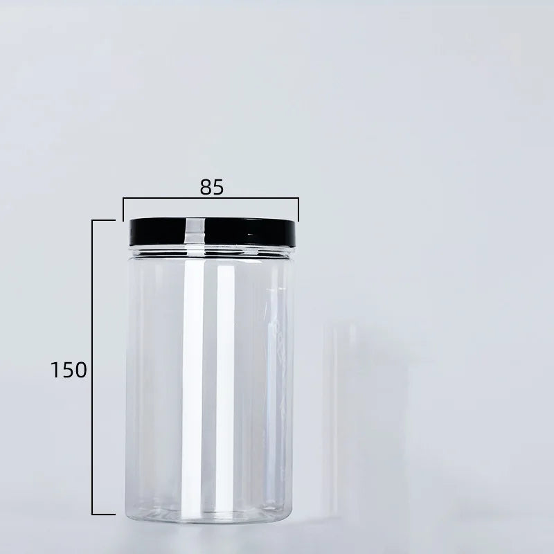 Clear Sealed Can With Lid Food Smell Odor Proof Storage Packaging Bottle Coffee Beans Seasoning Container Kitchen Accessories Oasis Select