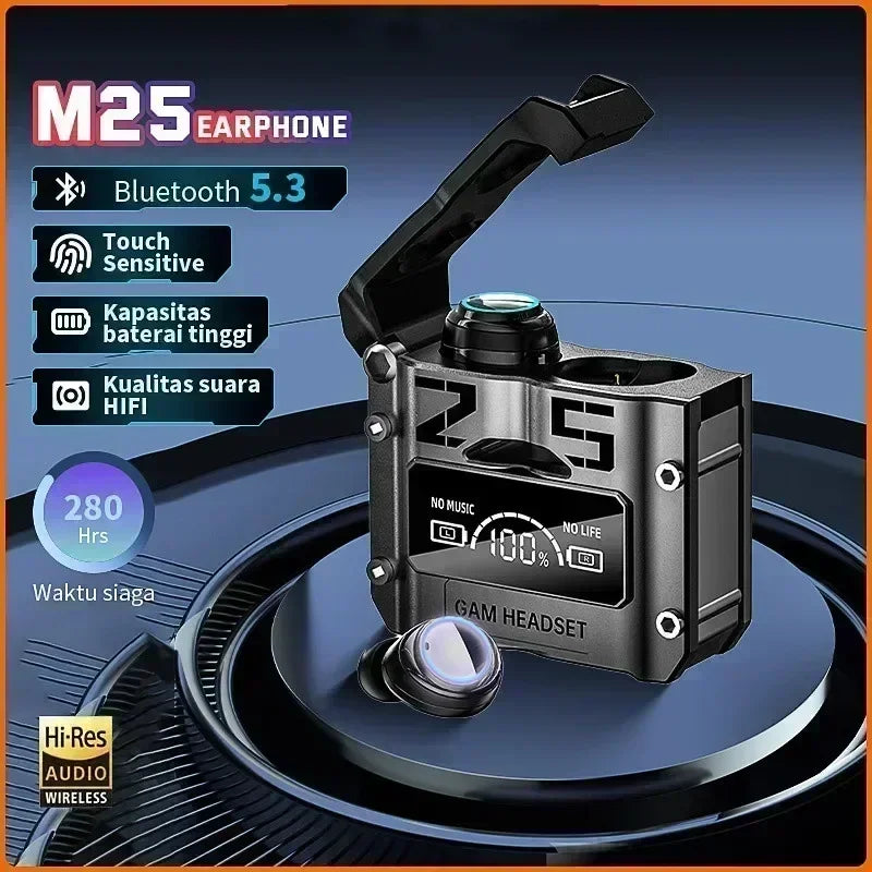Original Bluetooth 5.3 TWS Wireless Headphones with LED Display Stereo Headset Touch Control Earbuds for smartphones Oasis Select