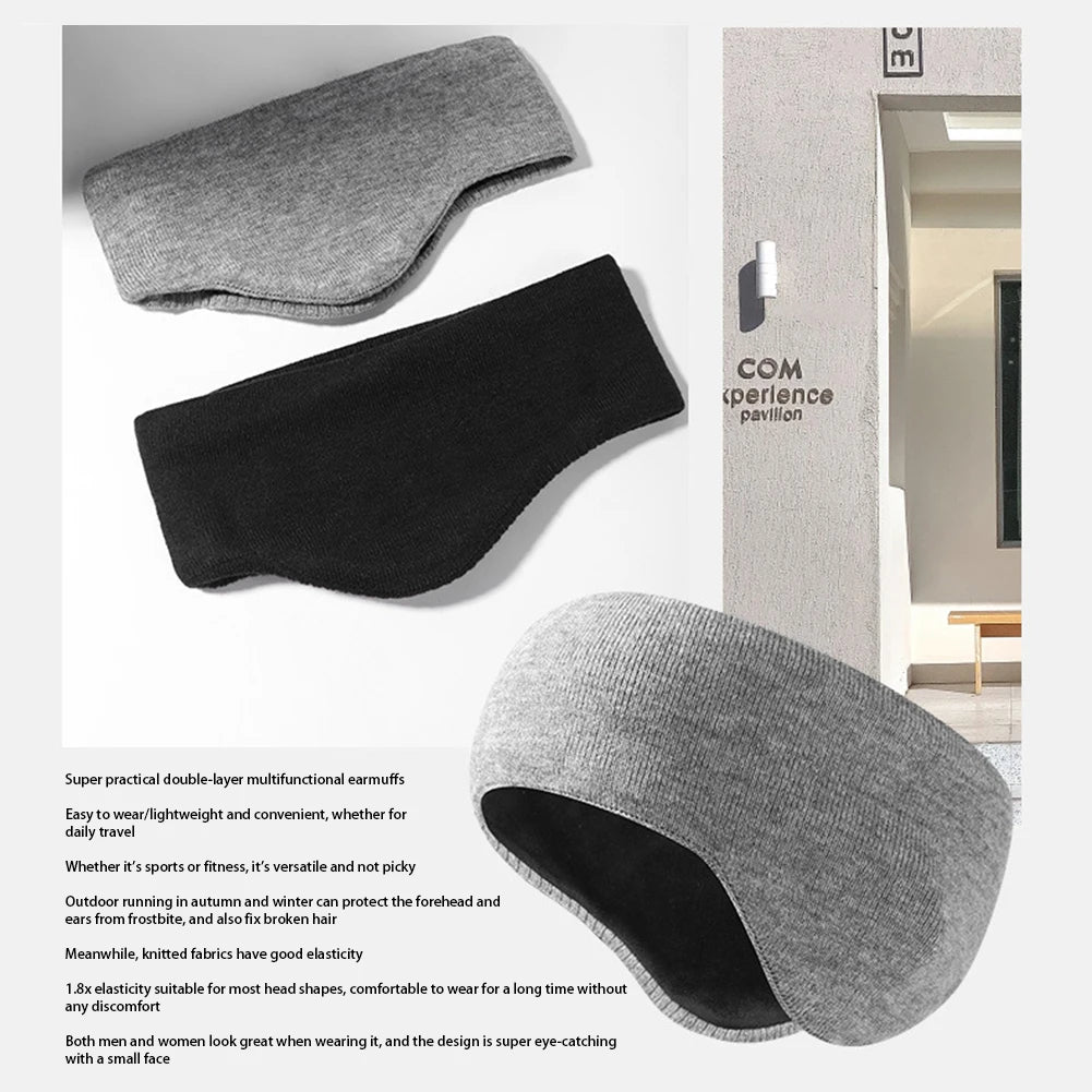 Swokii Winter Ear Warmer Headband – Soft Fleece Earmuffs
