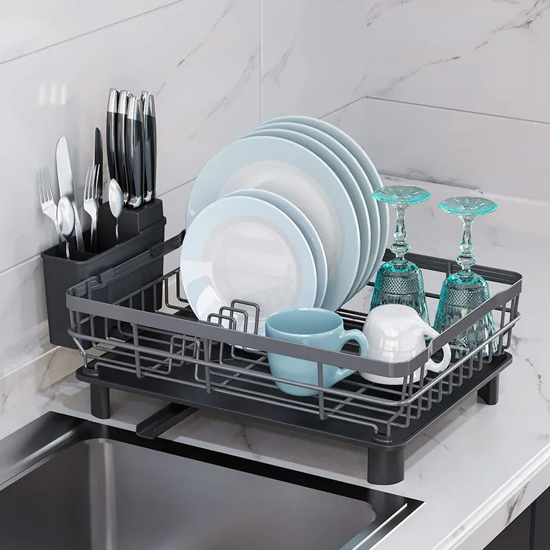 Kitchen Dish Drain Rack Tableware Storage Rack Tableware Shelf Drain Basket Sink Dishwasher Dish Rack Oasis Select