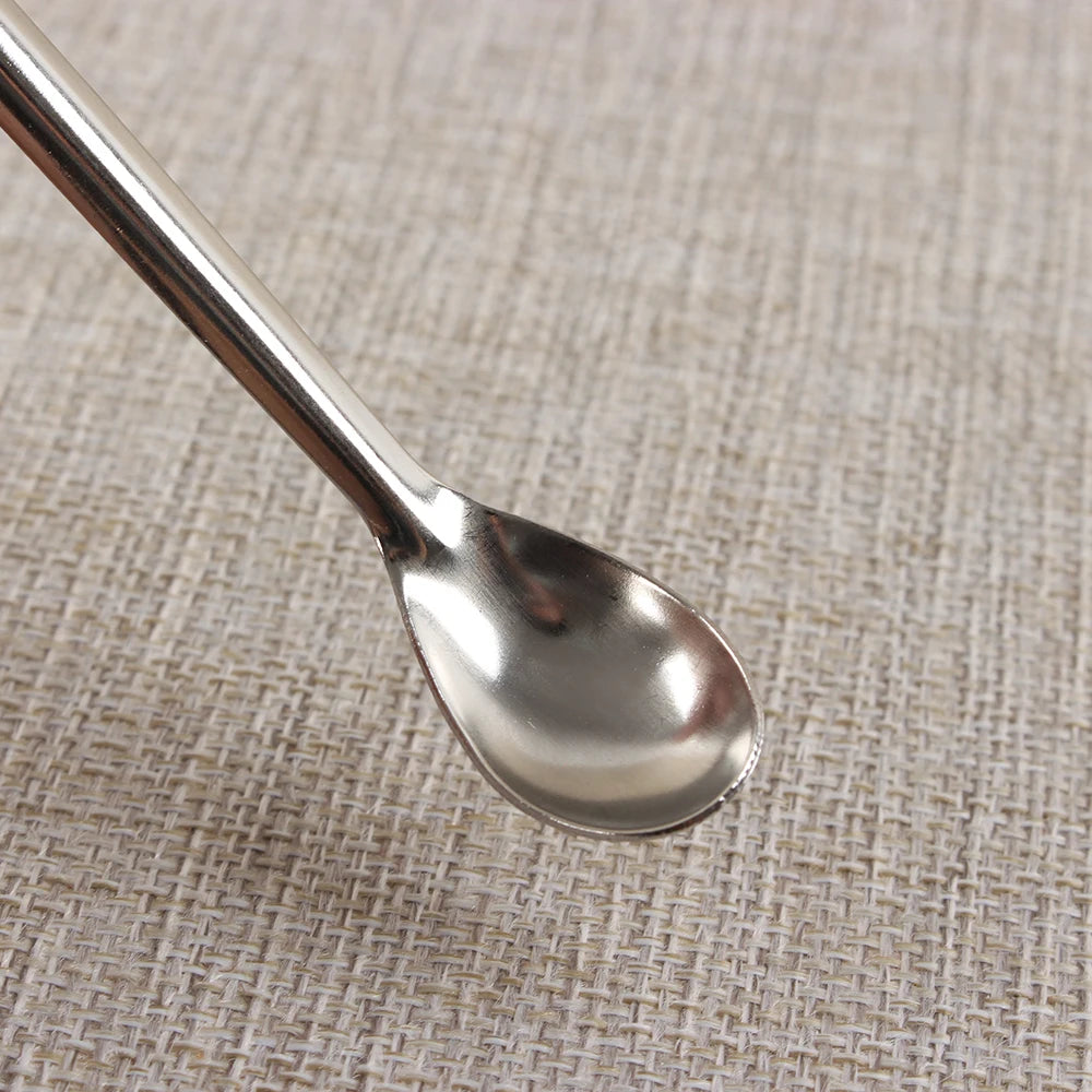 Double-Ended Stainless Steel Lab Spoon & Spatula 200mm