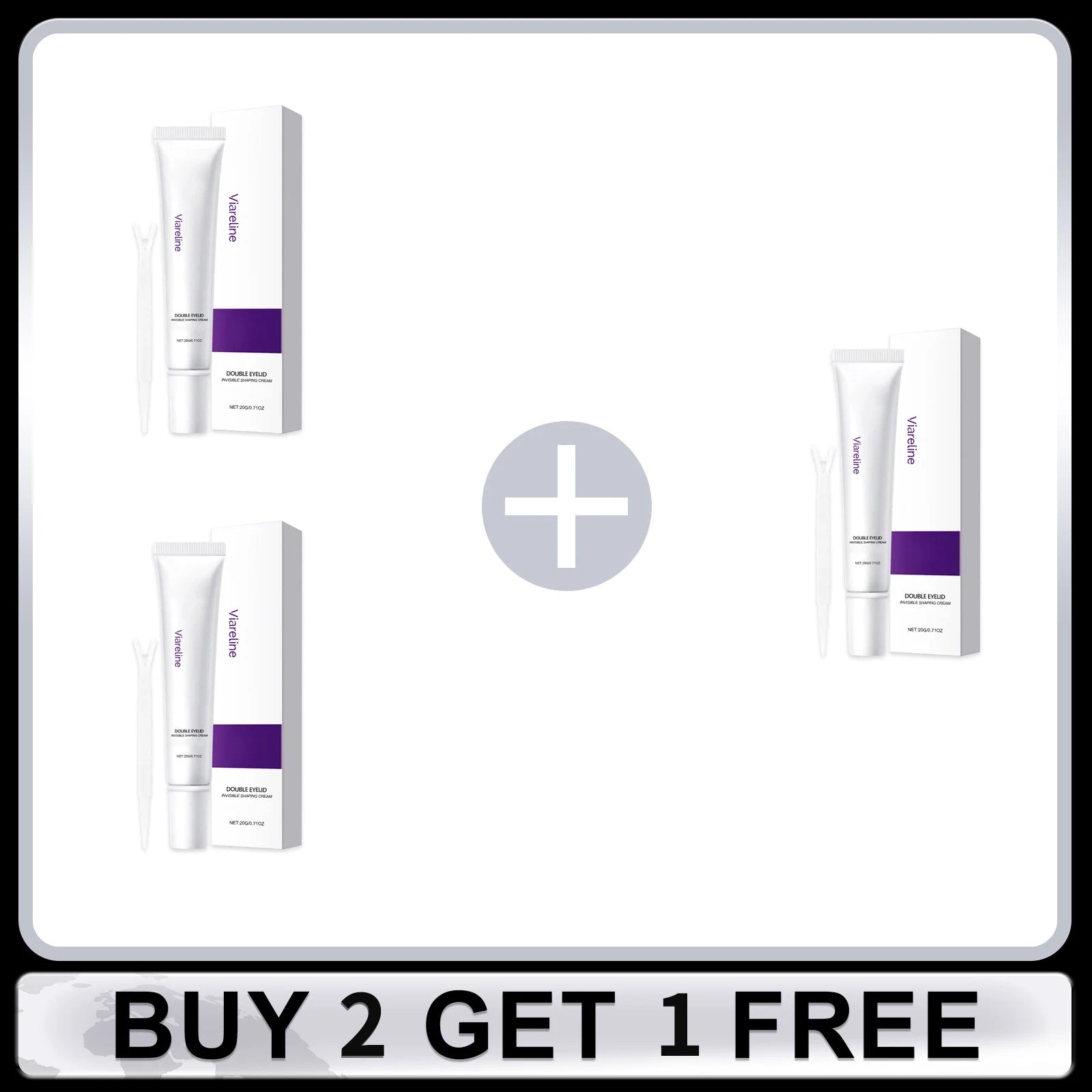 Viareline Double Eyelid Shaping Cream – Natural Look 20g