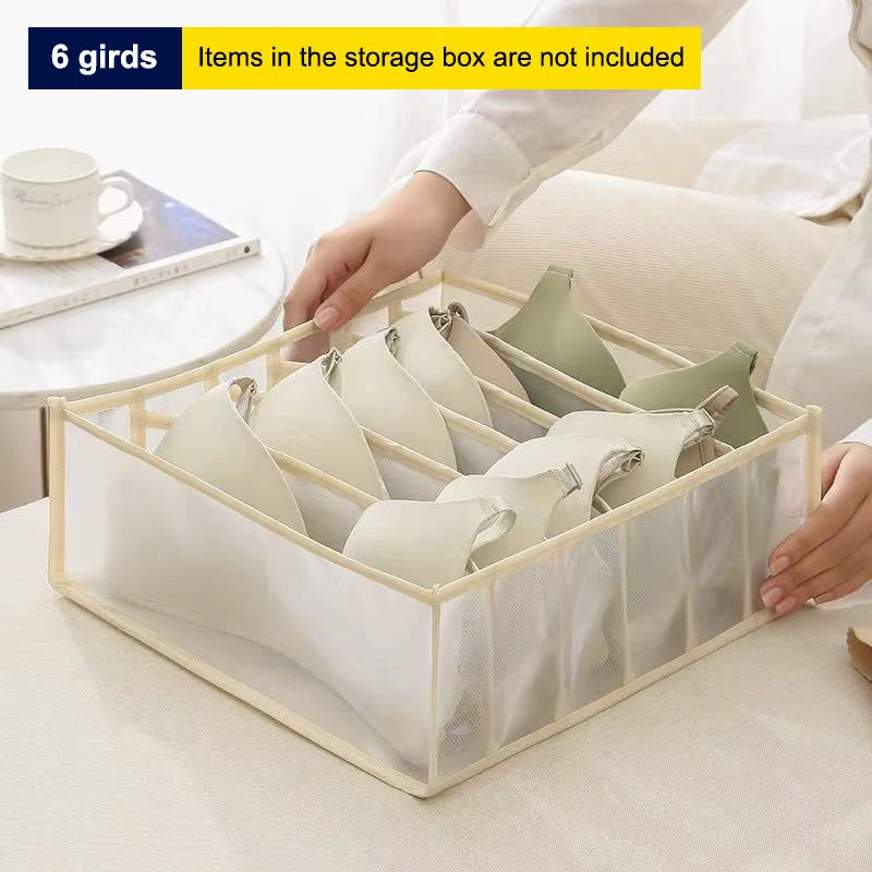 Mesh Drawer Organizer – 6/7/11 Grid Sock & Lingerie Storage