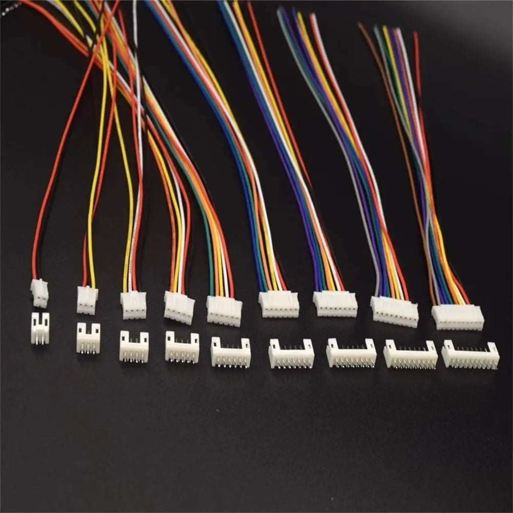 Male Female Plug Head Wire 2/3/4/5/6/7/8/9/10 Pin Wire Cable Connector XH 2.54mm Wire Cable Terminal Wires Cable Terminal Wire Oasis Select