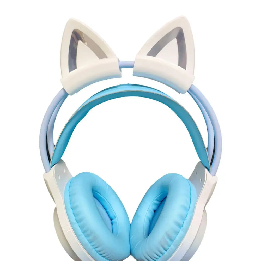 Silicone Cat Ear Headphone Decorations – 2Pcs DIY Mod Set