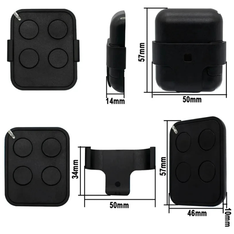Garage Door Remote Control 433.92MHz Rolling Code For FL02RE FL04RE Wireless Handheld Control 433mhz Garage Door Opener Oasis Select